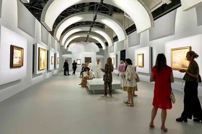 Obras de la muestra de JMW Turner, presentada en Mónaco. Es el más famoso de los pintores ingleses.