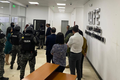 Operación. El lunes 15 de julio se hicieron siete allanamientos en casas y en la Unidad de Análisis Financiero.