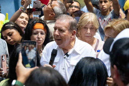 El candidato opositor Edmundo González.