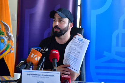 El alcalde de Durán, Luis Chonillo.