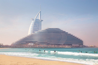 El lujoso hotel Jumeirah Marsa Al Arab.