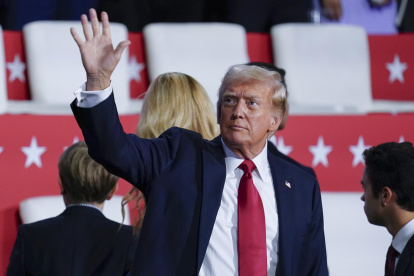 Es el primero desde que una ráfaga de disparos lo interrumpió a mitad de frase en un intento de asesinato durante un mitin en Pensilvania.