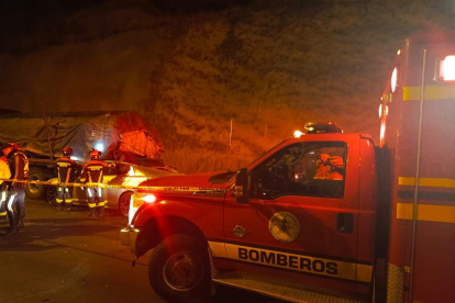 El siniestro se produjo en el km 5 de la Ruta Viva.