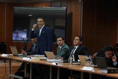 Wilman Terán, expresidente de la Judicatura, en su audiencia preparatoria de juicio, este viernes 19 de julio de 2024.