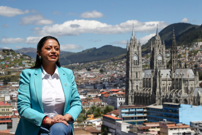 La presidenta del Consorcio de Gobiernos Autonómos Provinciales (Congope) de Ecuador, Paola Pabón.