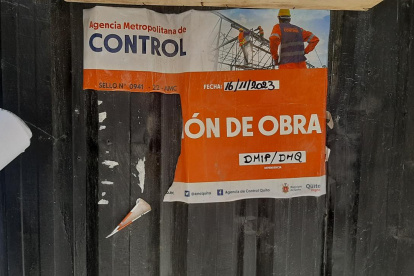 La construcción del edificio, en el centro norte de Quito, ha sido suspendida en tres ocasiones por la AMC