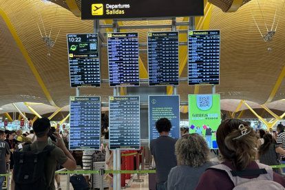 Madrid. Ayer, la mayoría de aeropuertos volvieron a restablecer sus servicios con normalidad.