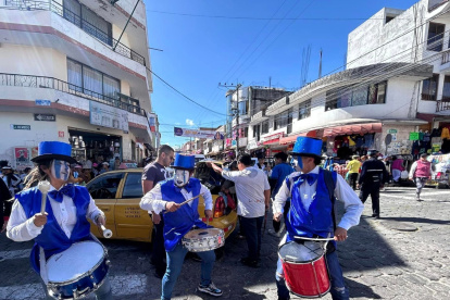 Con música se realizó la campaña en los exteriores del mercado Cerrado El Turismo