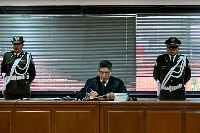 Instancia. El juez Julio Inga lleva un caso de Wilman Terán.