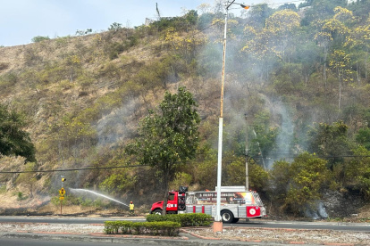 Respuesta. Los bomberos llegaron a apagar el fuego.