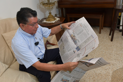 Pedro Jorge Loyola Barros tiene 81 años y casi la mitad de su vida ha sido suscriptor de Diario Expreso.