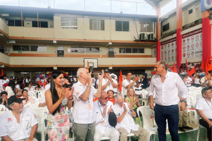 Jorge Sánchez fue electo presidente del partido naranja en la convención realizada en abril de 2024, en la ciudad de Machala.