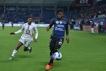 Jancer Bolaños jugó 12 partidos y marcó 2 goles con Independiente del Valle en el primer semestre de 2024.