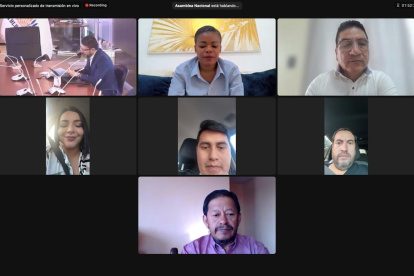 La subcomisión integrada por los asambleístas Paúl Buestán, Humberto Chávez, José Maldonado y Jhajaira Urresta recopiló los insumos para elaborar el informe.