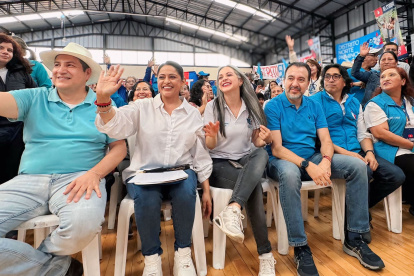 La precandidata presidencial y prefecta de Pichincha, la correísta Paola Pabón.
