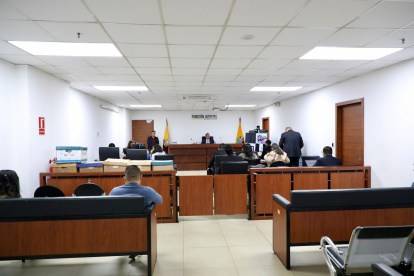 Audiencia. Ayer continuó la diligencia en torno al caso Encuentro.