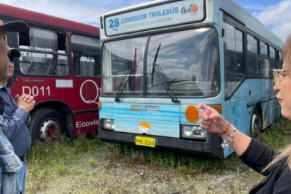 Otros dos troles dados de baja servirán como comedor comunitario y centro lúdico en Pifo.