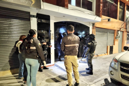 Acción. La Policía y Fiscalía informaron sobre allanamientos por un caso de posible concusión en la Judicatura.