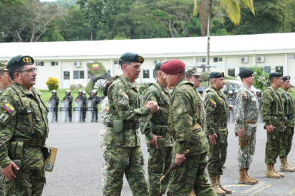 El 12 de julio de 2023, se realizó el cambio de mando de la Fuerza de Tarea Conjunta Esmeraldas, entre los generales Alexander Levoyer y Milton Rodríguez.