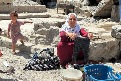 En la Franja de Gaza siguen escaseando el agua limpia y los alimentos nutritivos, lo que impulsa el aumento de las enfermedades.