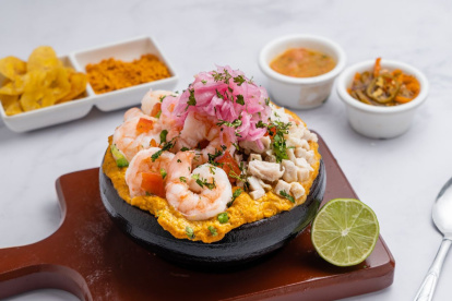 El plato ganador de la reciente edición de la feria Raíces.