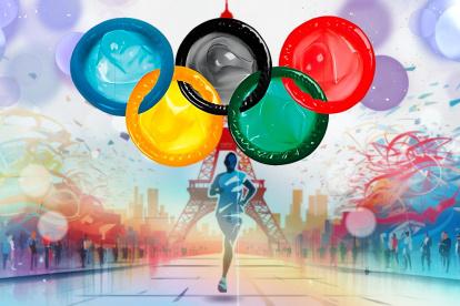 Los condones de los Juegos Olímpicos, la salud y el placer en París 2024.