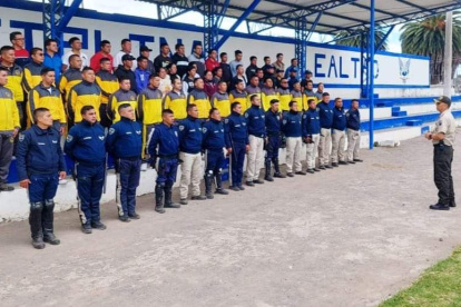 Durante la capacitación realizada por parte de la Policía Nacional.