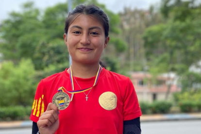La deportista ecuatoriana Paula Torres.