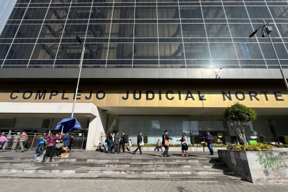 Edificio de la Unidad Judicial Norte, en Quito.