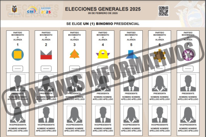 El CNE aprobó los diseños del material electoral, incluidos documentos y papeletas.