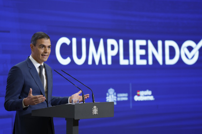 El presidente del Gobierno, Pedro Sánchez, hace este miércoles balance del curso político antes del paréntesis de agosto.