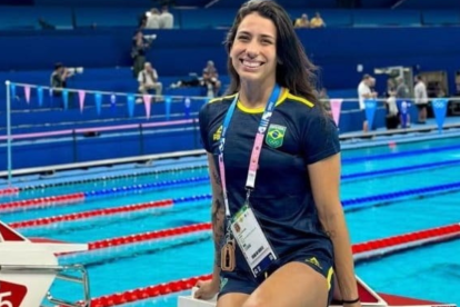 La nadadora brasileña Ana Carolina Vieira fue expulsada de los Juegos Olímpicos 2024.