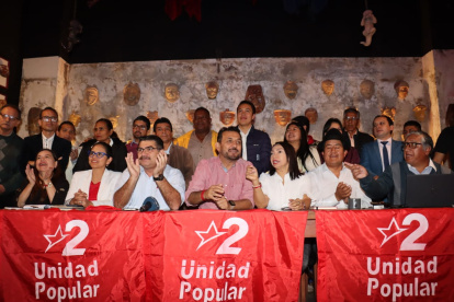 Giovanni Atarihuana, presidente de Unidad Popular, dijo que no se unirán al correísmo para definir un candidato de la alianza de las izquierdas.