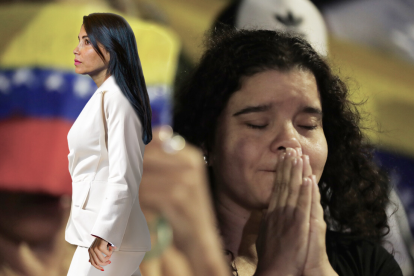 Luisa González no ha dudado en mostrarse indiferente ante la crisis en Venezuela.