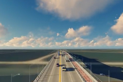 Bocetos del proyecto Viaducto Sur de Guayaquil.