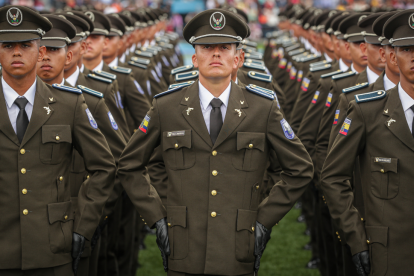 Ceremonia de graduación de aspirantes a servidores policiales técnico operativos.