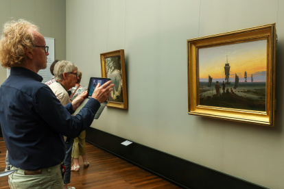 Vista de la exposición de Caspar David Friedrich "Paisajes Infinitos".