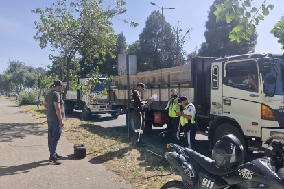 Accidente. Las autoridades realizaron el parte de lo sucedido.