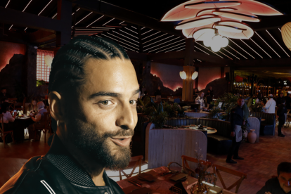 Fotografía del restaurante "Casa Eterna" del cantante colombiano Maluma durante la inauguración este viernes en Medellín (Colombia).