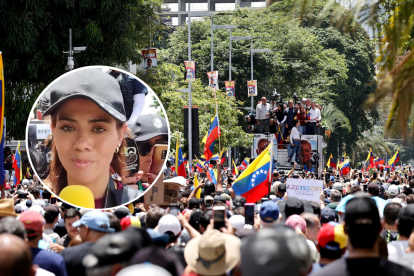 La periodista fue retenida cuando llegaba a su domicilio.