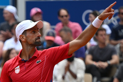 Novak Djokovic brillante en París.