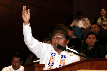 Guillermo Churuchumbi es el coordinador nacional de Pachakutik.