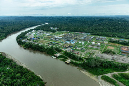 Yacimiento. El megayacimiento de gas de Camisea, el más importante de Perú.