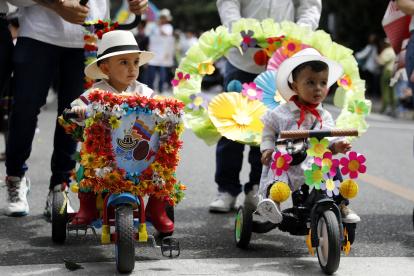 Evento.- En Medellín, Colombia, el desfile de las flores.