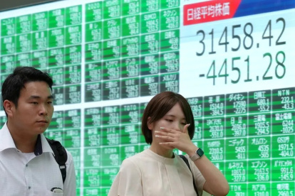 Las bosas asiáticas sufrieron su peor caída.