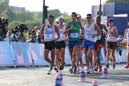 El ecuatoriano lideró la prueba de los 20 kilómetros varones individual del pasado 1 de agosto.