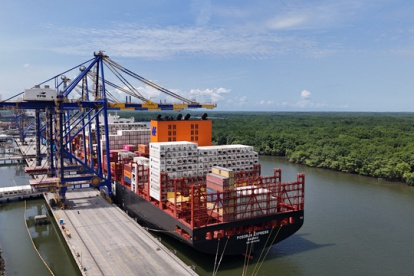 Barcos. Los buques ingresaron por puertos públicos y privados.