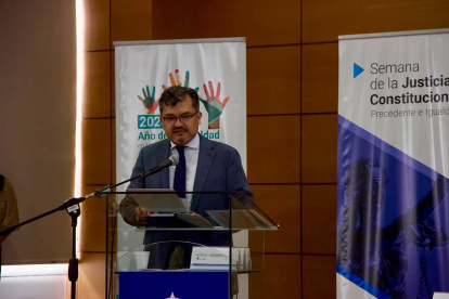 Figura. Alí Lozada es el presidente de la Corte Constitucional.