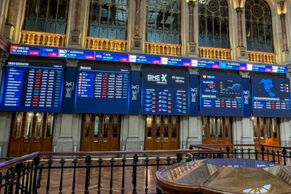 Las bolsas europeas cerraron en números rojos.