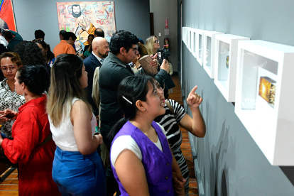 Evento. Visitas a la edición del Salón de Julio que promovió la dirección cultural municipal.